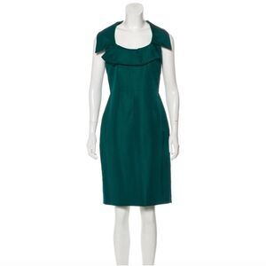Lela Rose Teal Dress